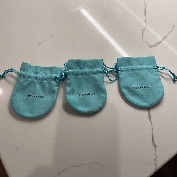 Tiffany & Co. Jewelry Tiffany Co Authentic Jewelry Pouches Set Of 3